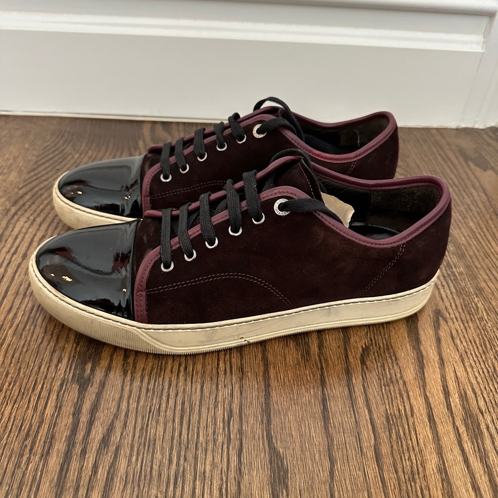 Lanvin DBB1 Suede and Patent Leather sneakers